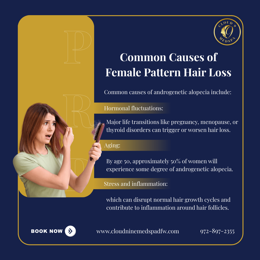Common Causes of Female Pattern Hair Loss