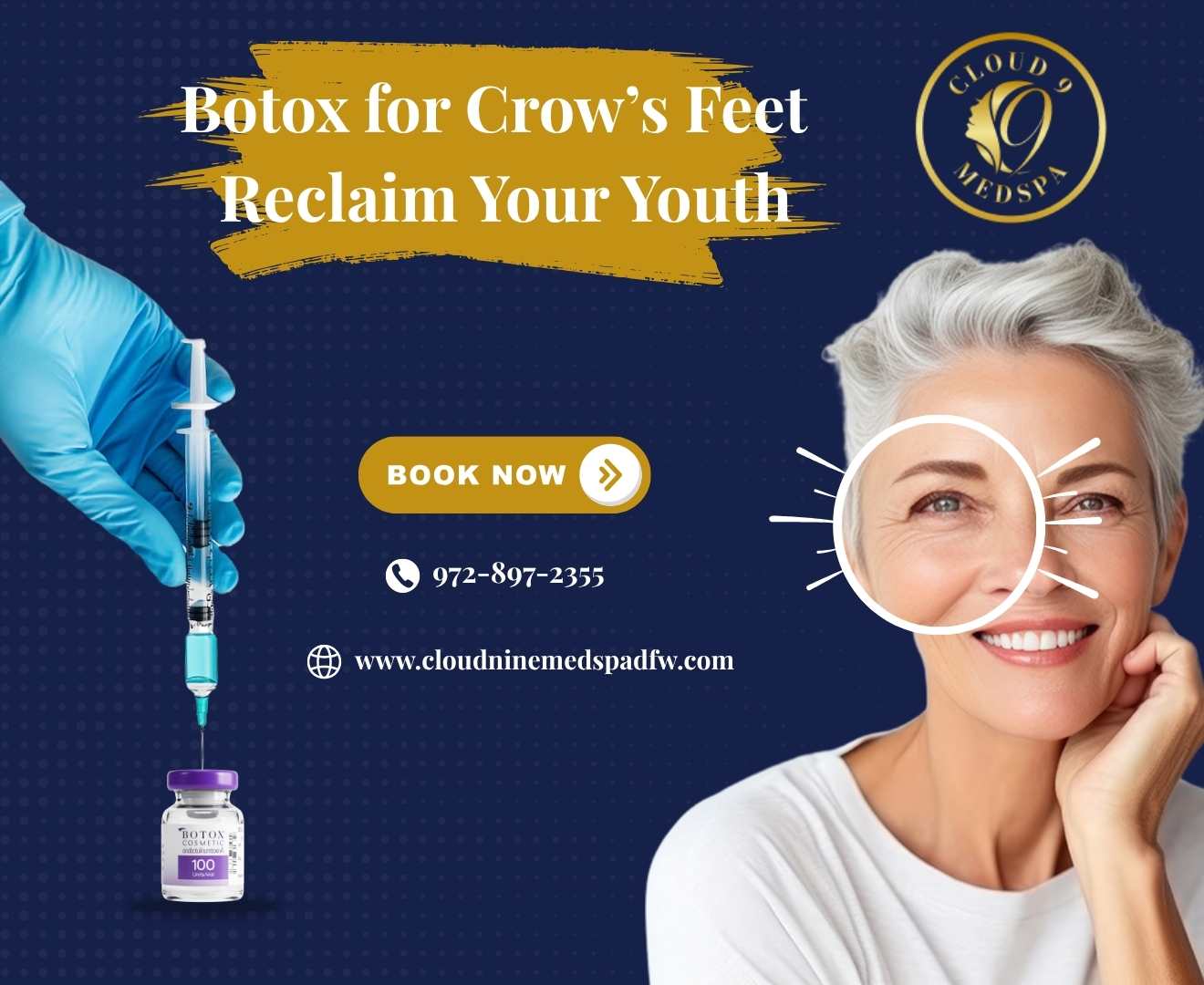 Botox for Crow’s Feet | Reclaim Your Youth