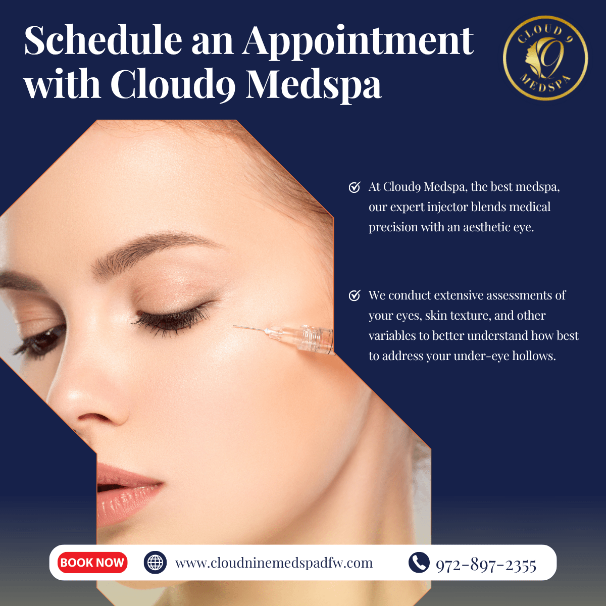 Schedule an Appointment with Cloud9 Medspa: Best Medspa in Fort Worth, TX